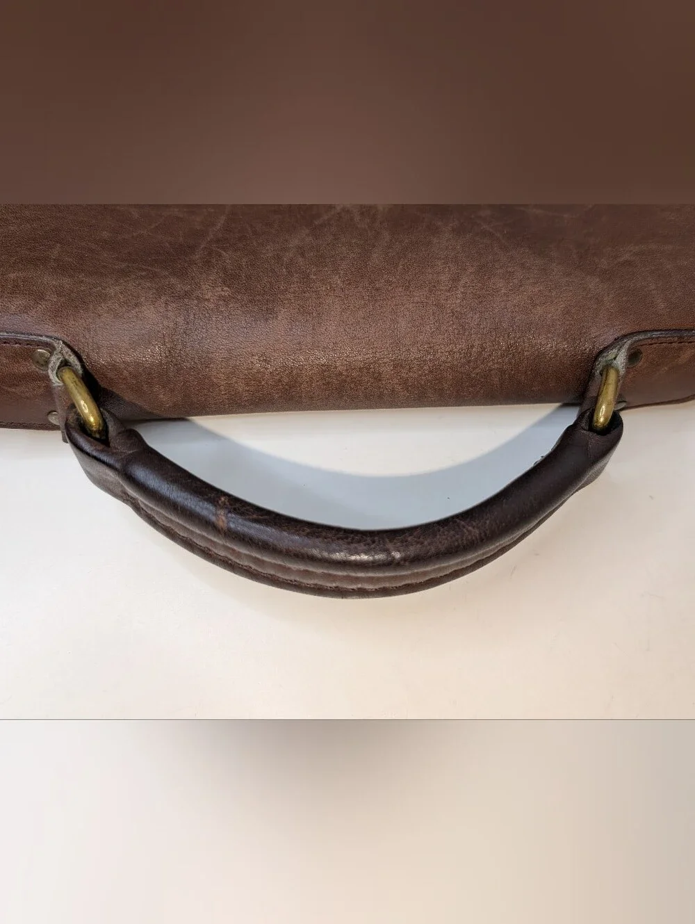 Coach 5180 Brown Metropolitan Briefcase USA Brass Devil Wears Prada 2